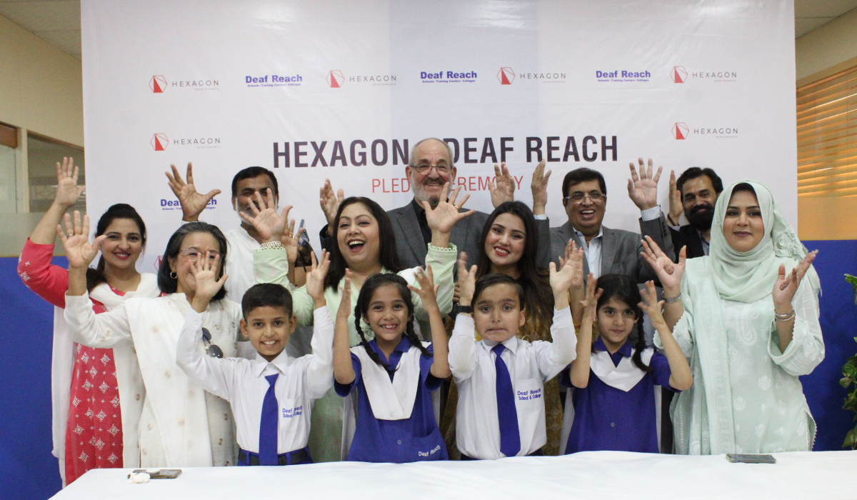 Hexagon Developments and Deaf Reach Sign Pledge Agreement - Hexagon  Developments